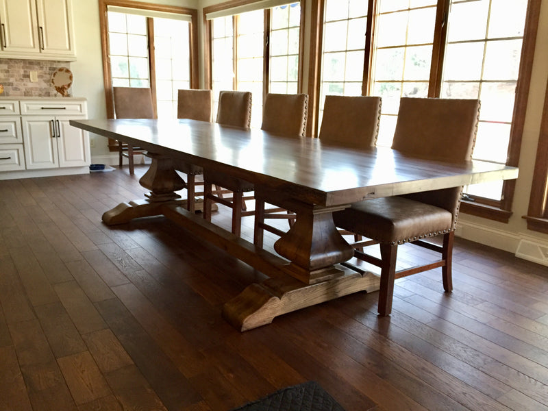 An Oak Table that Seats 10-12